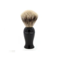 Edwin Jagger EJ106 Imitation Ebony Shaving Brush (Super Badger) -Shaving Supply Store 1ej106msb 1
