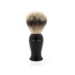 Edwin Jagger EJ106 Imitation Ebony Shaving Brush (Super Badger) -Shaving Supply Store 3ej106lsb 1