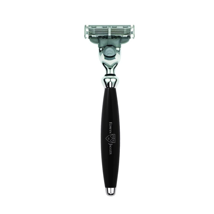 Edwin Jagger Bulbous Black Mach3 Razor 1 Edwin Jagger Bulbous Black Mach3 Razor