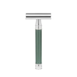 Edwin Jagger 3ONE6 Stainless Steel Anodised Green DE Safety Razor