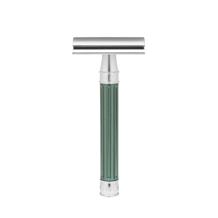 Edwin Jagger 3ONE6 Stainless Steel Anodised Green DE Safety Razor 1 Edwin Jagger 3ONE6 Stainless Steel Anodised Green DE Safety Razor