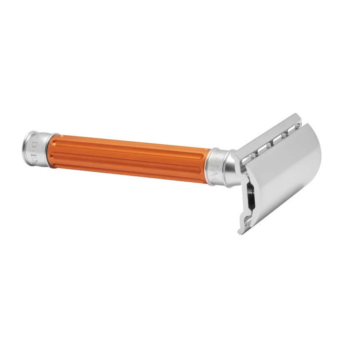 Edwin Jagger 3ONE6 Stainless Steel Anodised Orange DE Safety Razor 2 Edwin Jagger 3ONE6 Stainless Steel Anodised Orange DE Safety Razor - Image 2