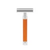 Edwin Jagger 3ONE6 Stainless Steel Anodised Orange DE Safety Razor