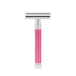 Edwin Jagger 3ONE6 Stainless Steel Anodised Pink DE Safety Razor
