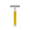 Edwin Jagger 3ONE6 Stainless Steel Anodised Yellow DE Safety Razor