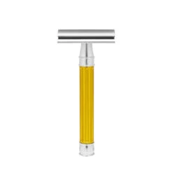 Edwin Jagger 3ONE6 Stainless Steel Anodised Yellow DE Safety Razor