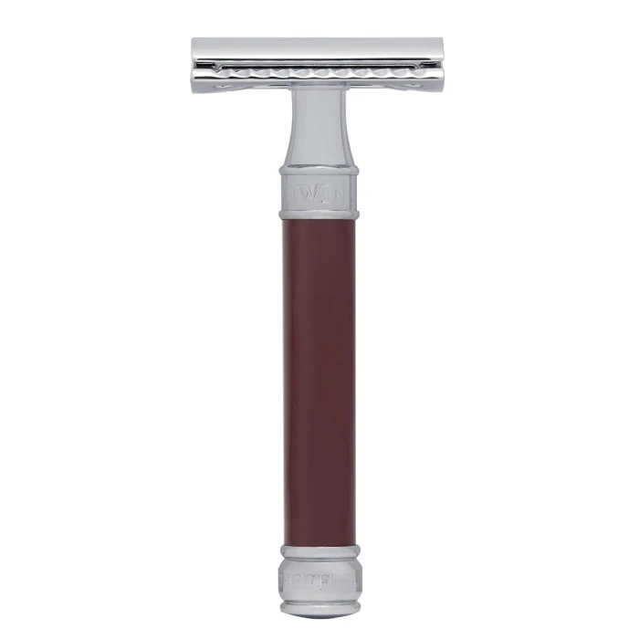Edwin Jagger DE812 Burgundy DE Safety Razor (Closed Comb) 1 Edwin Jagger DE812 Burgundy DE Safety Razor (Closed Comb)