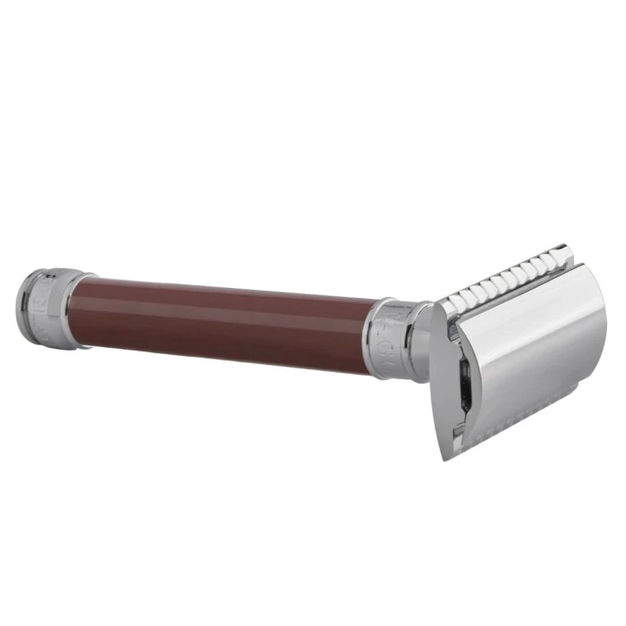 Edwin Jagger DE812 Burgundy DE Safety Razor (Closed Comb) 6 Edwin Jagger DE812 Burgundy DE Safety Razor (Closed Comb) - Image 6