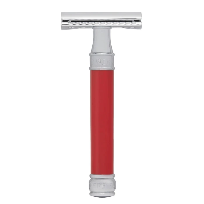 Edwin Jagger DE81 Red DE Safety Razor (Closed Comb) 1 Edwin Jagger DE81 Red DE Safety Razor (Closed Comb)