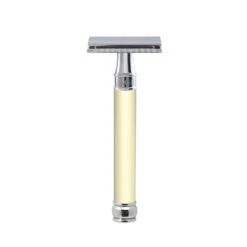 Edwin Jagger DE87 Long Imitation Ivory DE Safety Razor (Closed Comb)