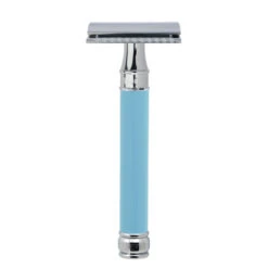 Edwin Jagger Long Blue DE Safety Razor (Closed Comb)