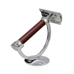Edwin Jagger 3ONE6 Stainless Steel Burgundy DE Safety Razor 8 Edwin Jagger 3ONE6 Stainless Steel Burgundy DE Safety Razor -Shaving Supply Store dess12bl 3