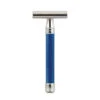 Edwin Jagger 3ONE6 Stainless Steel Blue DE Safety Razor