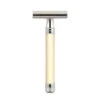 Edwin Jagger 3ONE6 Stainless Steel Imitation Ivory DE Safety Razor