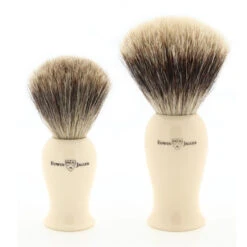 Edwin Jagger EJ107 Imitation Ivory Shaving Brush (Best Badger)