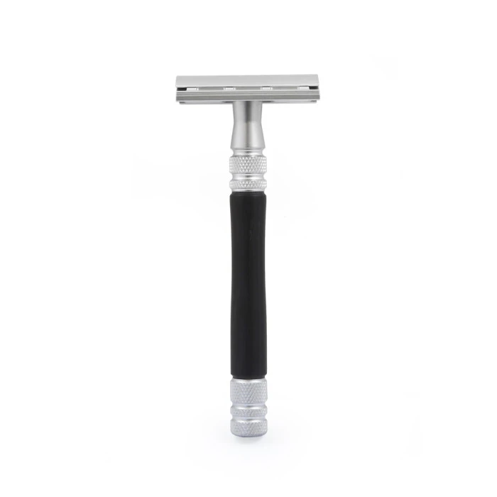 Feather WS-D2S Wood Handle Stainless Steel DE Razor & Stand 4 Feather WS-D2S Wood Handle Stainless Steel DE Razor & Stand - Image 4