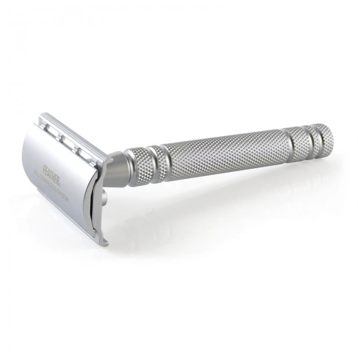 Feather All Stainless AS-D2 DE Safety Razor (Closed Comb) 2 Feather All Stainless AS-D2 DE Safety Razor (Closed Comb) - Image 2