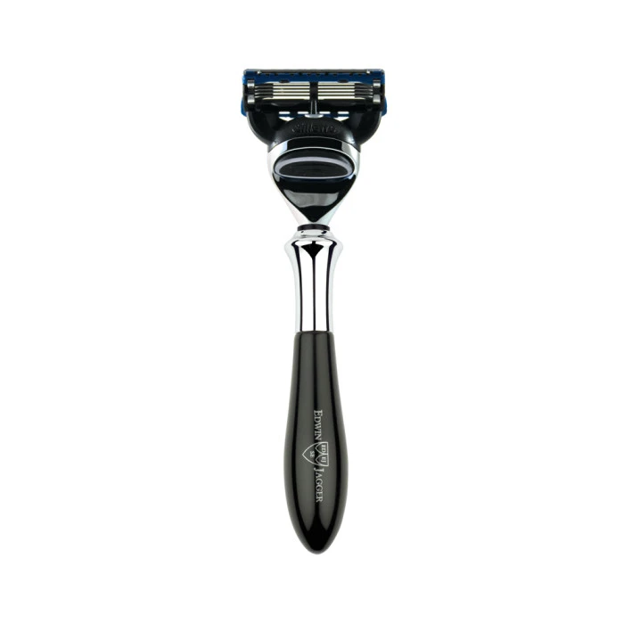 Edwin Jagger Plaza Imitation Ebony Fusion Razor 1 Edwin Jagger Plaza Imitation Ebony Fusion Razor