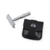 Merkur 933C Travel Razor In Leather Case