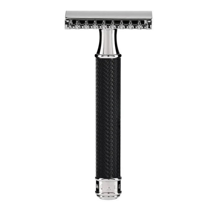 Muhle R41 Black Chrome DE Razor (Open Comb) 1 Muhle R41 Black Chrome DE Razor (Open Comb)