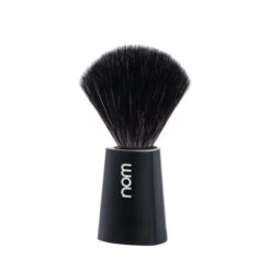 Nom Carl Black Shaving Brush (Black Synthetic)