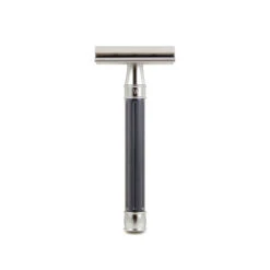 Edwin Jagger 3ONE6 Stainless Steel Anodised Gunmetal DE Safety Razor
