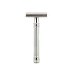 Edwin Jagger 3ONE6 Stainless Steel Anodised Silver DE Safety Razor