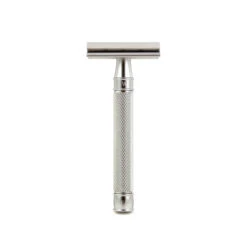 Edwin Jagger 3ONE6 Stainless Steel Knurled DE Safety Razor