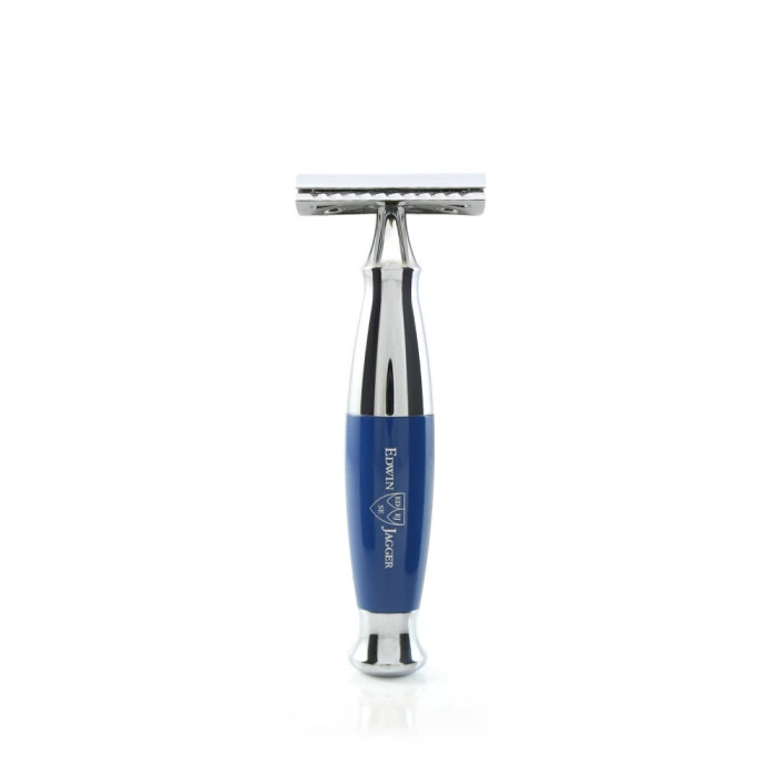 Edwin Jagger Blue & Chrome DE Safety Razor 1 Edwin Jagger Blue & Chrome DE Safety Razor