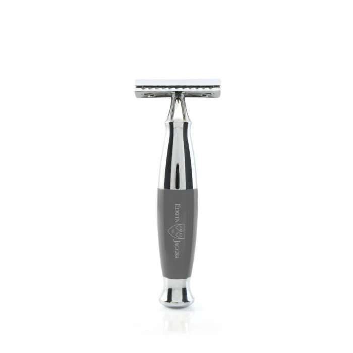 Edwin Jagger Grey & Chrome DE Safety Razor 1 Edwin Jagger Grey & Chrome DE Safety Razor