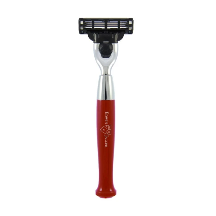 Edwin Jagger Red Mach3 Razor 1 Edwin Jagger Red Mach3 Razor