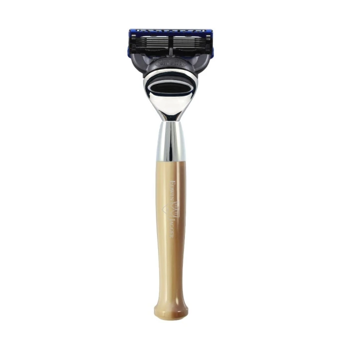 Edwin Jagger Imitation Horn Fusion Razor 1 Edwin Jagger Imitation Horn Fusion Razor
