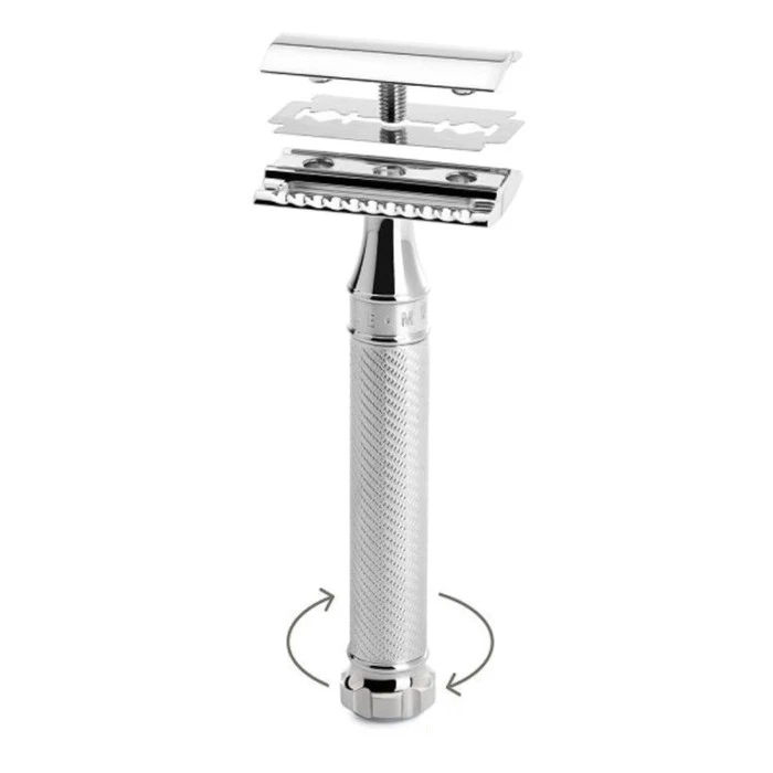 Muhle R89 Twist DE Safety Razor (Closed Comb) 2 Muhle R89 Twist DE Safety Razor (Closed Comb) - Image 2
