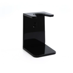 Edwin Jagger Imitation Ebony Shaving Brush (Black Synthetic) -Shaving Supply Store rh6s