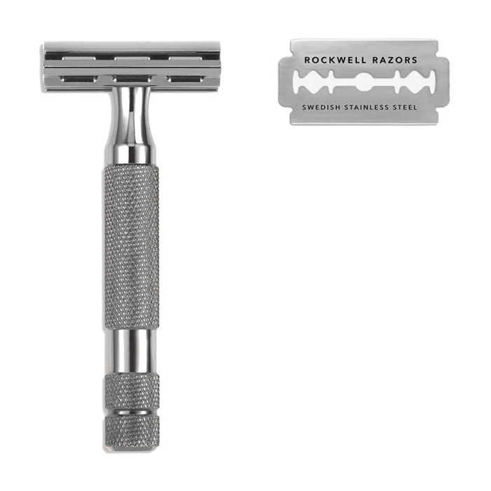 Rockwell 2C Gunmetal DE Safety Razor 1 Rockwell 2C Gunmetal DE Safety Razor