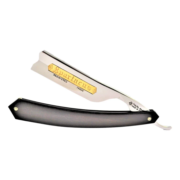 Thiers Issard Luxury Singing Hollowed 'Spartacus' Ebony 7/8 Straight Razor 1 Thiers Issard Luxury Singing Hollowed 'Spartacus' Ebony 7/8 Straight Razor